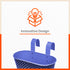 DIA Hanging Metal Pot Holders / Planters for Home / Balcony / Garden | Lavender - Set of 5